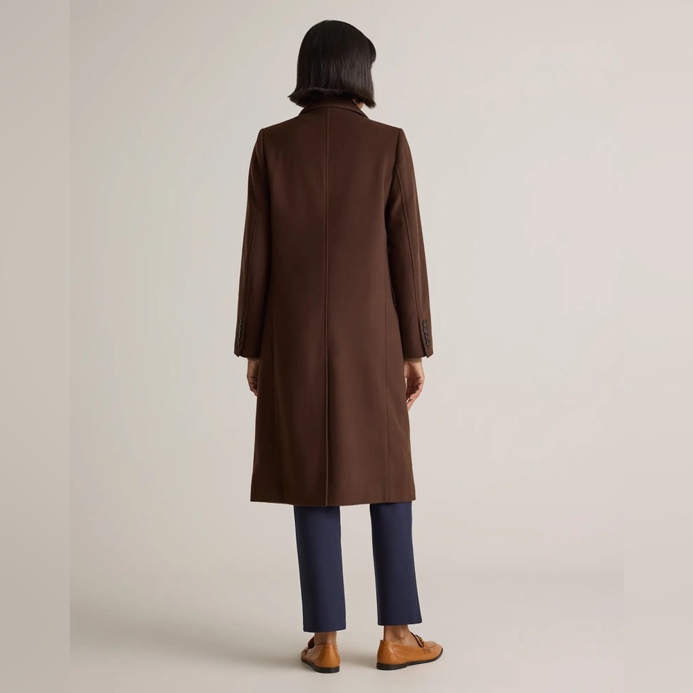 Quince Italian Wool Double-breasted Slouch Coat - Picture 6 of 11